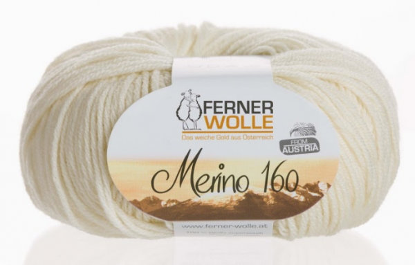 Ferner Wolle "Merino 160" Natur