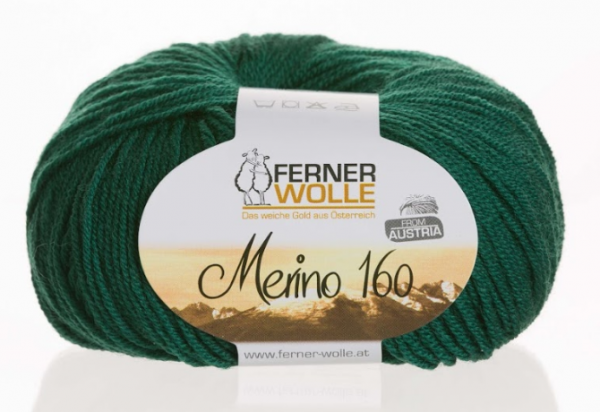 Ferner Wolle "Merino 160" Tannengrün